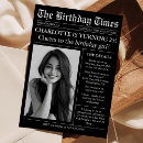 Search for newspaper birthday invitations Magazine