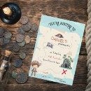 Search for treasure island invitations Boy