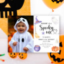 Search for spooky one birthday invitations Halloween birthday party