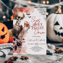 Search for floral halloween invitations Skeleton