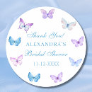 Search for pink and blue butterfly stickers Purple