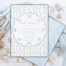 Search for ribbon baby shower invitations Blue