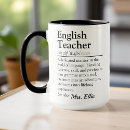 Search for for english teacher mugs Professor