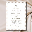 Search for pearl wedding invitations Classic