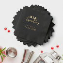 Search for funny halloween napkins Black