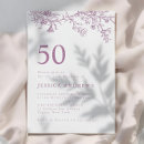 Search for rose 50th birthday invitations Pink