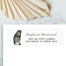 Search for black and white bird return address labels Nature
