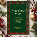 Search for buffalo plaid christmas invitations Gold foil