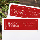 Search for seasons greeting return address labels Elegant