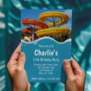 Search for water slide birthday invitations Waterpark