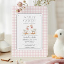 Search for loose invitations Pink gingham