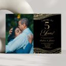 Search for 5th wedding anniversary invitations Cheers to 5 years