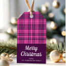 Search for purple christmas gift tags Tartan