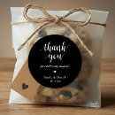 Search for black white red wedding stickers Thank you