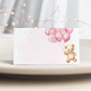 Search for balloon place cards We can bearly wait