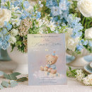 Search for teddy bear 1st birthday invitations Beary first birthday