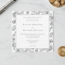 Search for line art wedding invitations Calligraphy script