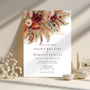 Search for dried floral rustic wedding invitations Pampas grass
