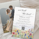 Search for qr code wedding announcement cards We eloped