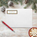 Search for winter flowers return address labels Classic