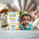Search for one in the sun birthday invitations Summer birthday party