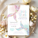 Search for mermaids birthday invitations Girls birthday party
