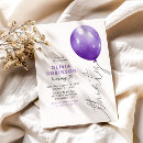 Search for purple 30th birthday invitations Modern