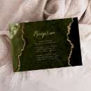 Search for green and gold wedding enclosure cards Modern