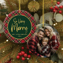 Search for plaid christmas tree decorations Traditional