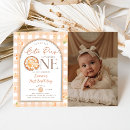 Search for cutie pie birthday invitations Gingham