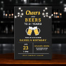 Search for cheers to 21 year invitations For him