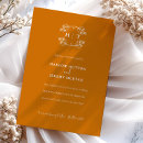 Search for rust orange wedding invitations Autumn
