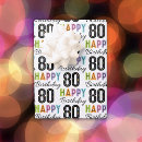 Search for 80th birthday wrapping paper Modern