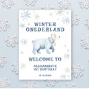Search for winter wonderland posters party signs Watercolor