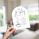 Search for coffee baby shower invitations Whimsical