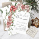 Search for red bloom invitations Winter