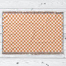 Search for orange gingham blankets Retro
