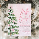Search for christmas baby girl shower invitations Baby its cold outside