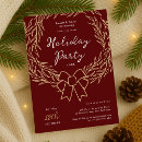 Search for end of the year party invitations Festive
