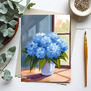 Search for blue hydrangea postcards Bouquet