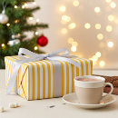 Search for striped christmas wrapping paper Yellow
