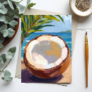 Search for coconuts postcards Beach