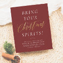 Search for budget christmas invitations Gold