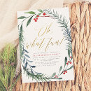 Search for oh what fun seasonal invitations Watercolor
