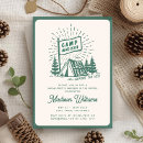 Search for girls glamping invitations Lake tent mountains campfire