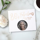 Search for 80th birthday guest books Modern