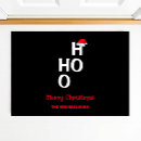 Search for merry christmas doormats Black