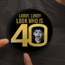 Search for 40th birthday badges Black