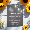 Search for barn rehearsal dinner invitations Mason jar