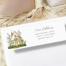 Search for yellow floral return address labels Wildflower